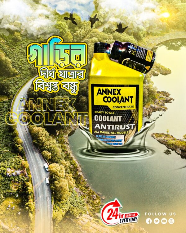 Annex Radiator Coolant (Free Flusher)-1 liter - Image 3